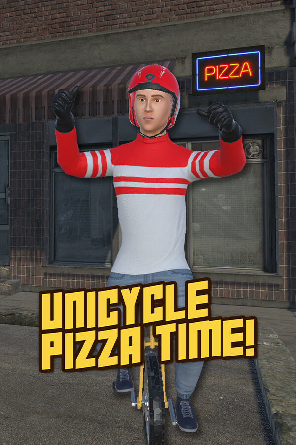 Unicycle Pizza Time